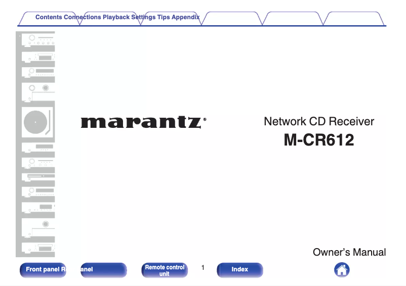 Página 1 del manual Manual de usuario Marantz Melody