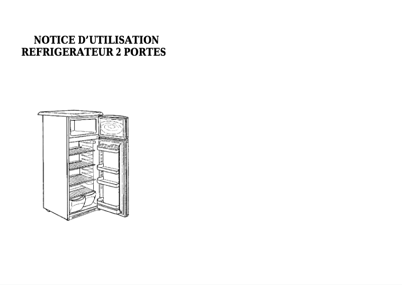 Image de la première page du manuel de l'appareil DP271