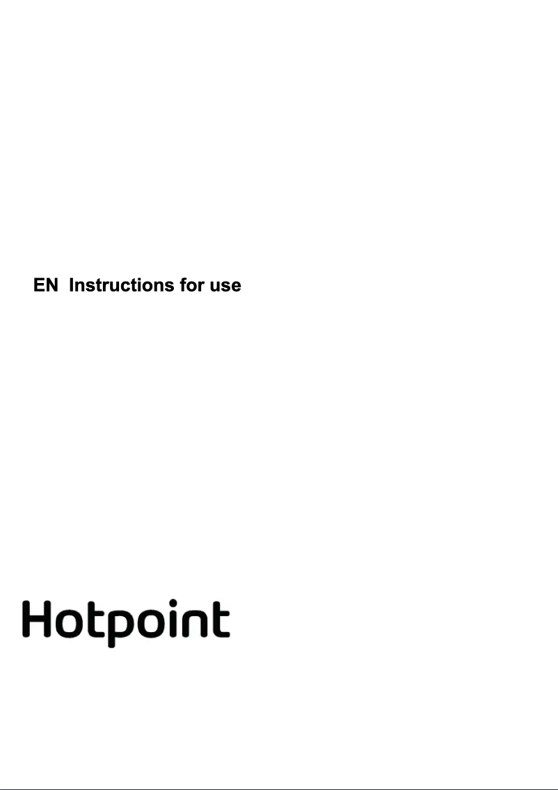 Page 1 de la notice Mode d'emploi Hotpoint PHPN6.5 FLMX