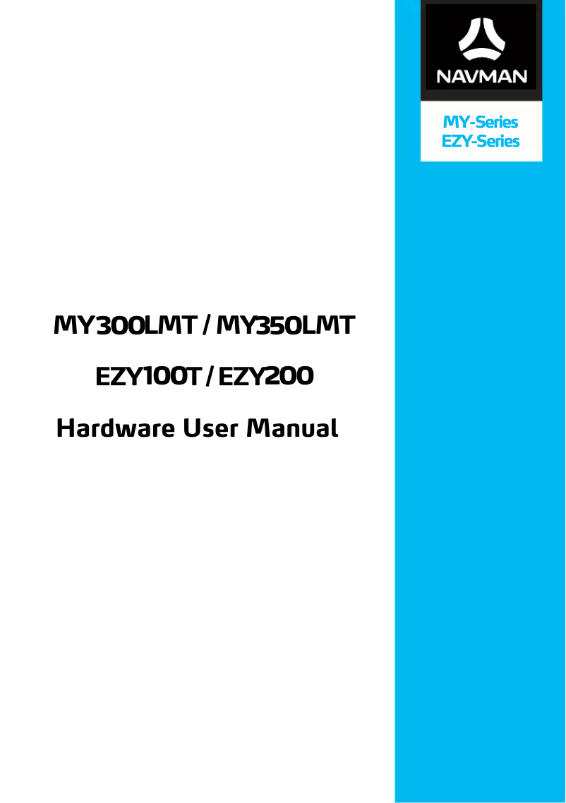 Page n°1 - Manuel utilisateur Navman MY300LMT