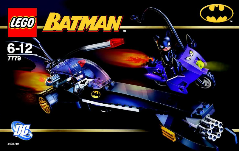 Page 1 de la notice Consignes visuelles Lego Batman 7779