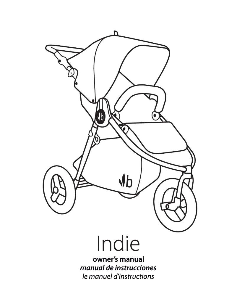 Page n°1 - Manuel utilisateur Bumbleride Indie (2019)