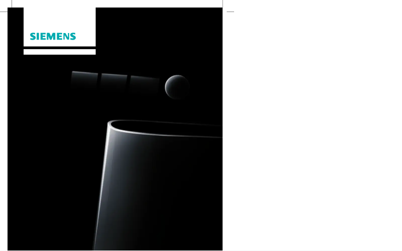 Page 1 de la notice Manuel utilisateur Siemens TK76201RW