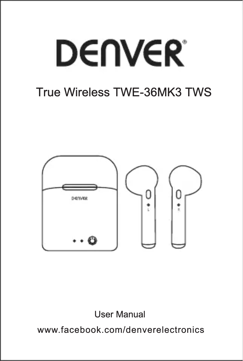 Image de la première page du manuel de l'appareil TWE-36MK3 TWS