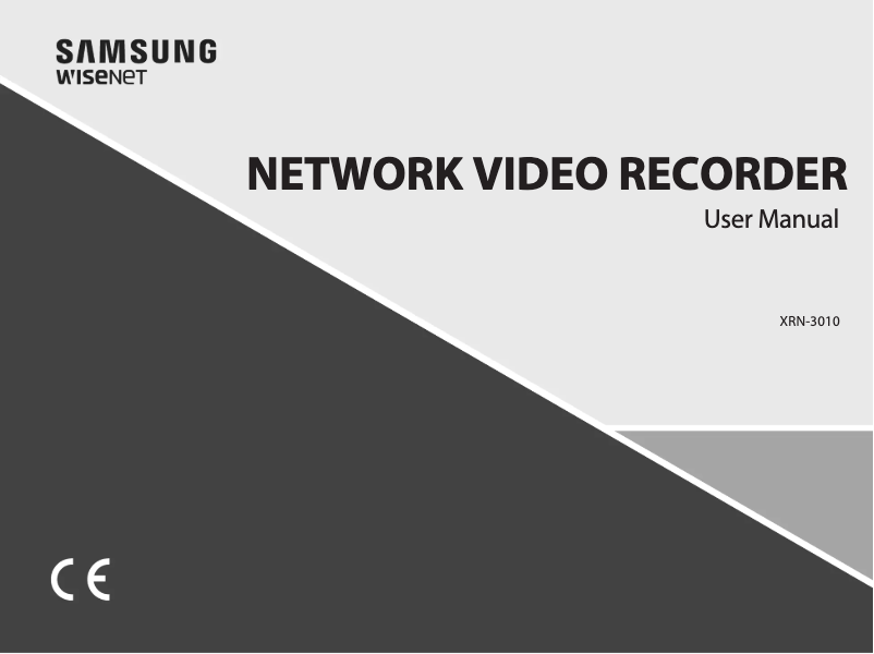Page n°1 - Manuel utilisateur Hanwha XRN-3010P