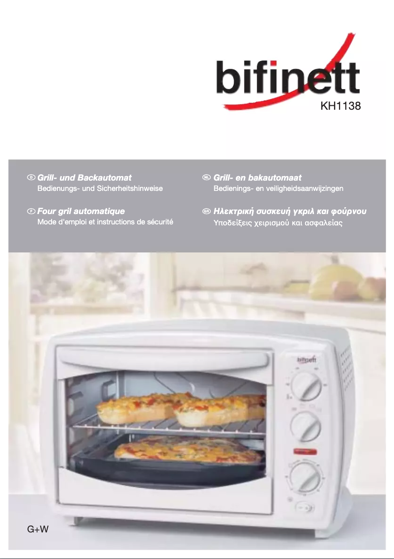 Page n°1 - Manuel utilisateur Bifinett KH 1138