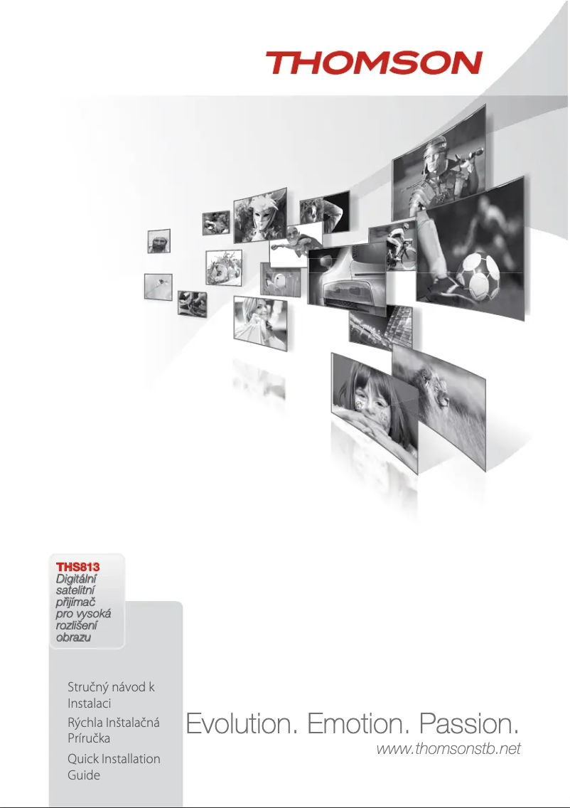 Page n°1 - Manuel utilisateur Thomson THS813