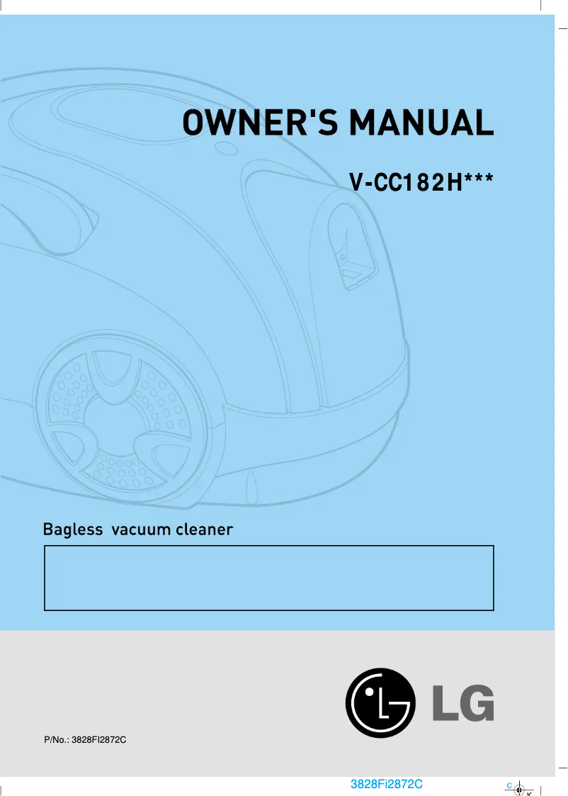 Page n°1 - Manuel utilisateur LG V-CC182HT