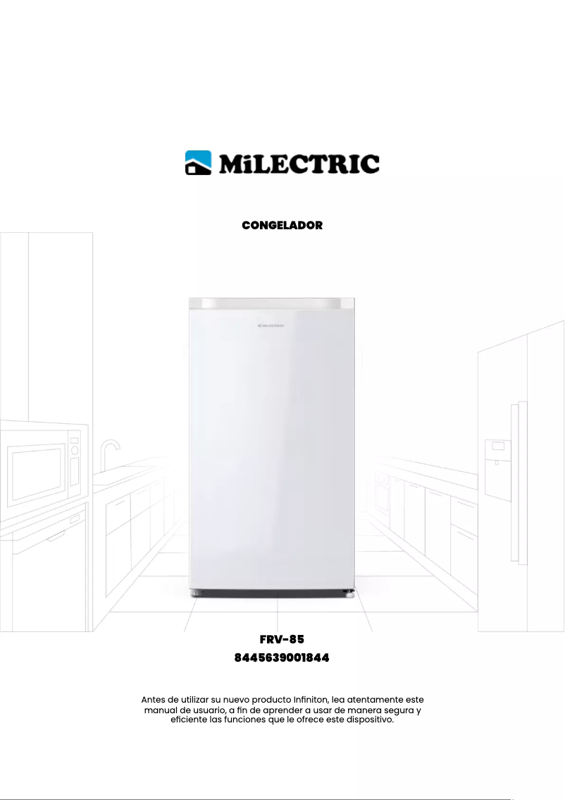 Page 1 de la notice Manuel utilisateur Milectric FRV-85