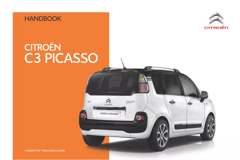 Image de la première page du manuel de l'appareil C3 Picasso (2015)