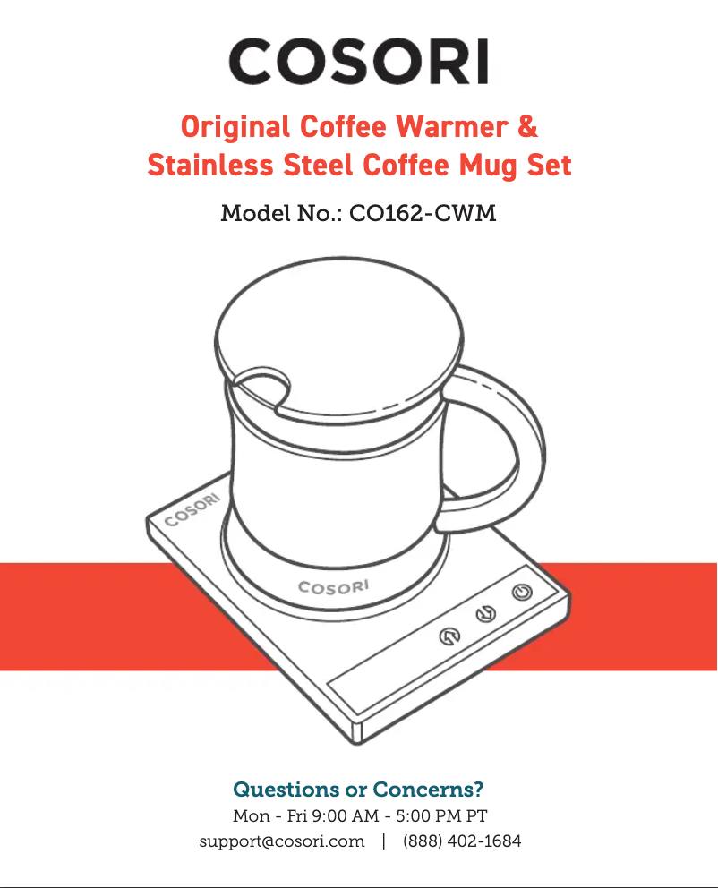 Page 1 de la notice Manuel utilisateur Cosori CO162-CWM