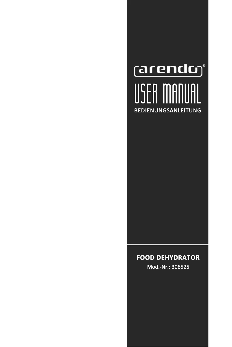 Page 1 de la notice Manuel utilisateur Arendo 306525