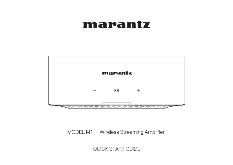 Imagen de la primera página del manual del dispositivo Model M1