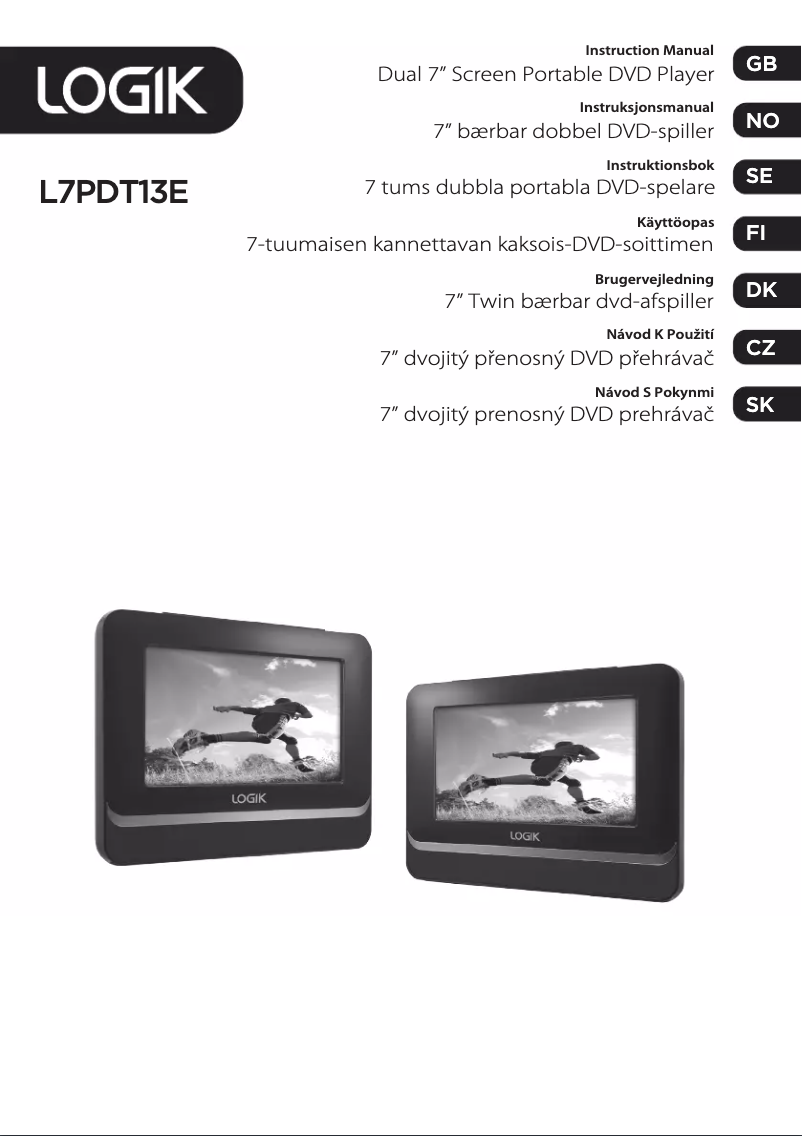 Page 1 de la notice Manuel utilisateur Logik L7PDT13E