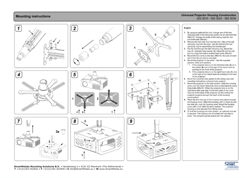 Page 1 de la notice Manuel utilisateur SmartMetals 002.3040