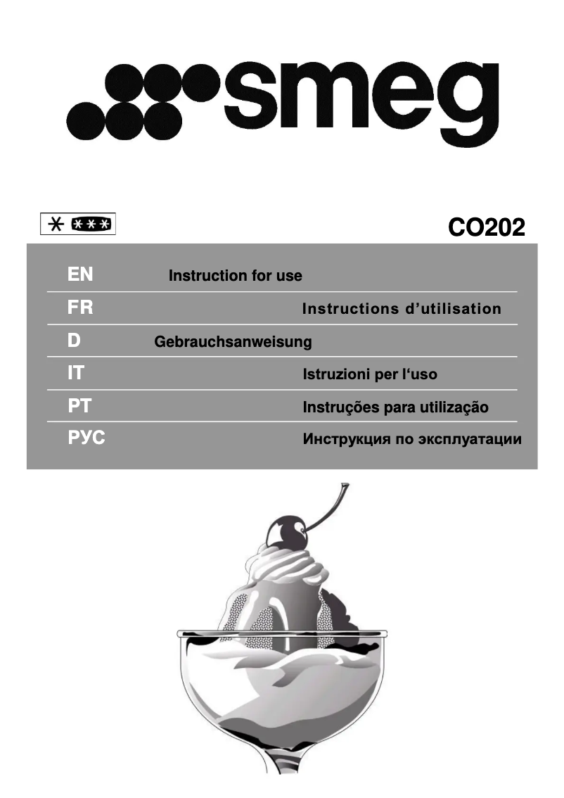 Page n°1 - Mode d'emploi Smeg CO202