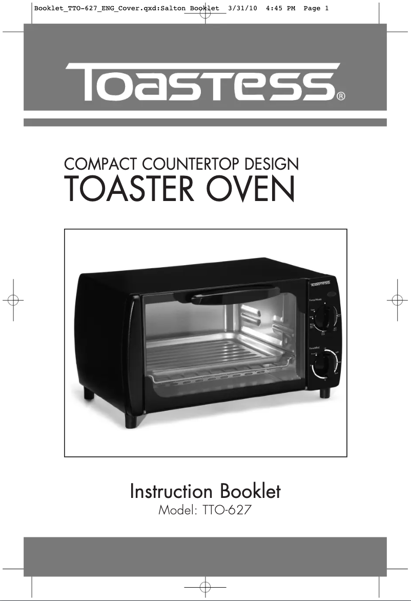 Page n°1 - Manuel utilisateur Toastess TTO-627