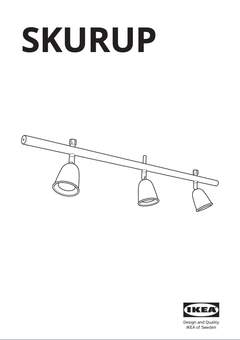 Page 1 de la notice Manuel utilisateur Ikea SKURUP 405.372.35