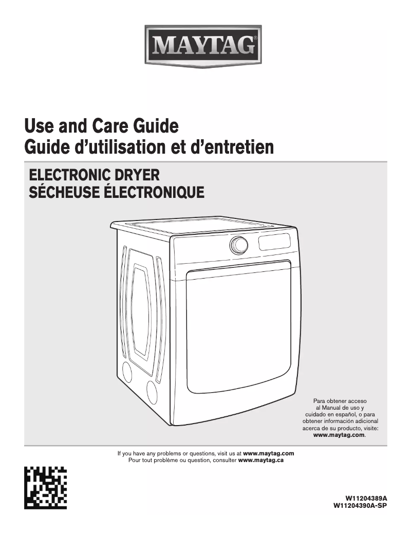 Image de la première page du manuel de l'appareil MGD8630HW
