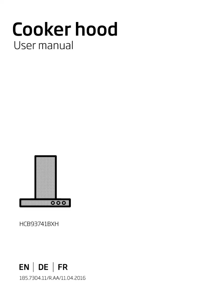 Page 1 de la notice Manuel utilisateur Beko HCB93741BXH