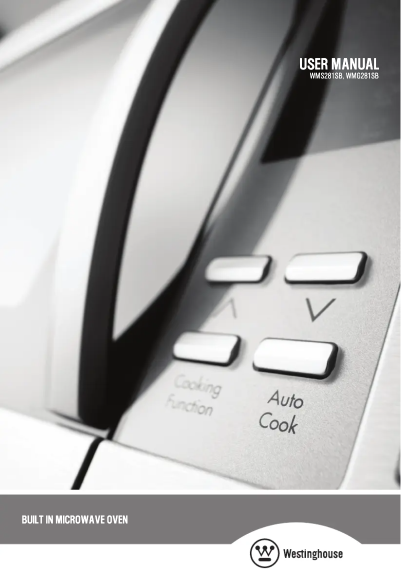 Página 1 del manual Manual de instrucciones Westinghouse WMS281SB