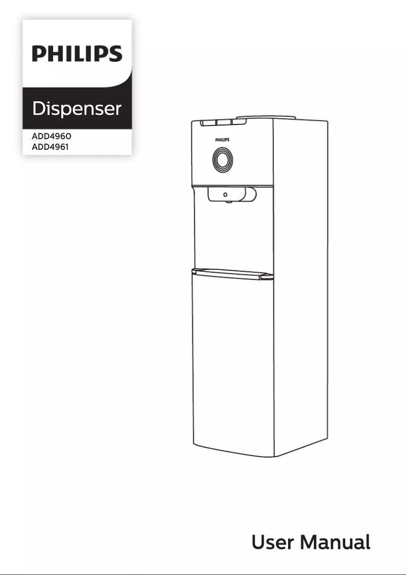Page 1 de la notice Manuel utilisateur Philips ADD4960