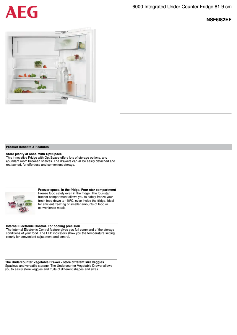 Image de la première page du manuel de l'appareil NSF6I82EF