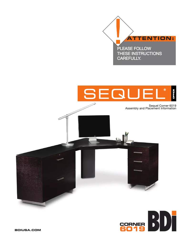 Page n°1 - Instructions / montage BDI Sequel 6019
