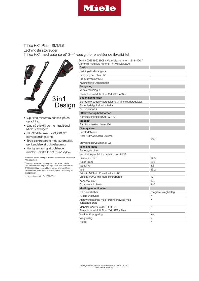 Image de la première page du manuel de l'appareil Triflex HX1 Plus