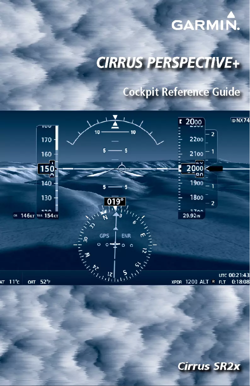 Page 1 de la notice Manuel utilisateur Garmin Cirrus Perspective+ SR20
