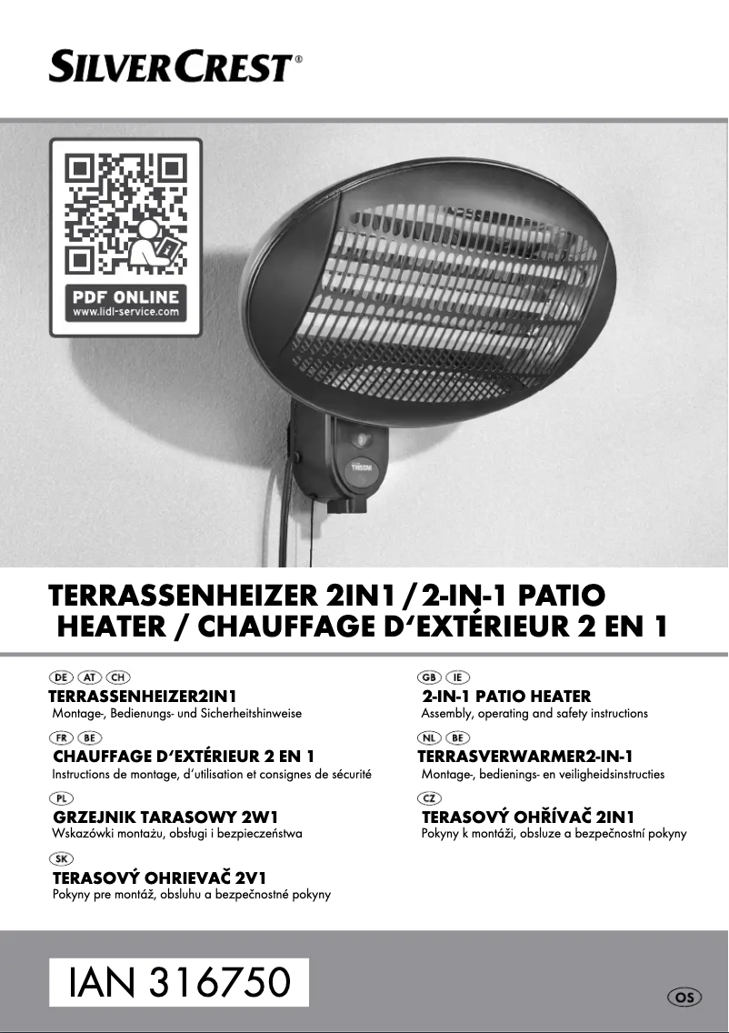 Page 1 de la notice Manuel utilisateur SilverCrest KA-6045SCR