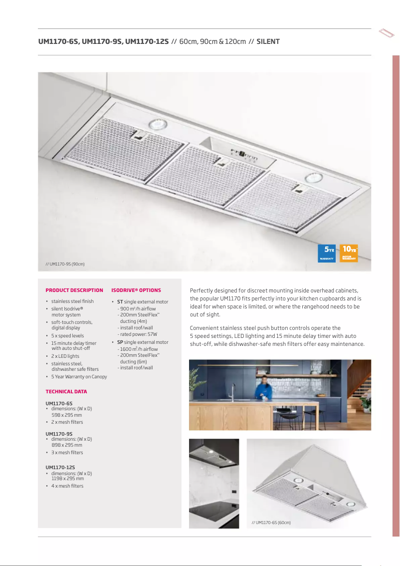 Imagen de la primera página del manual del dispositivo UM1170-9S