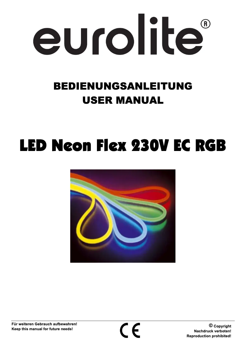 Page n°1 - Manuel utilisateur Eurolite LED Neon Flex
