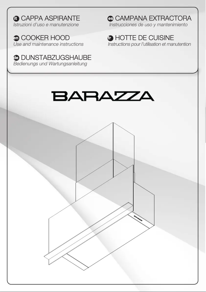 Page 1 de la notice Manuel utilisateur Barazza 1KMDP12