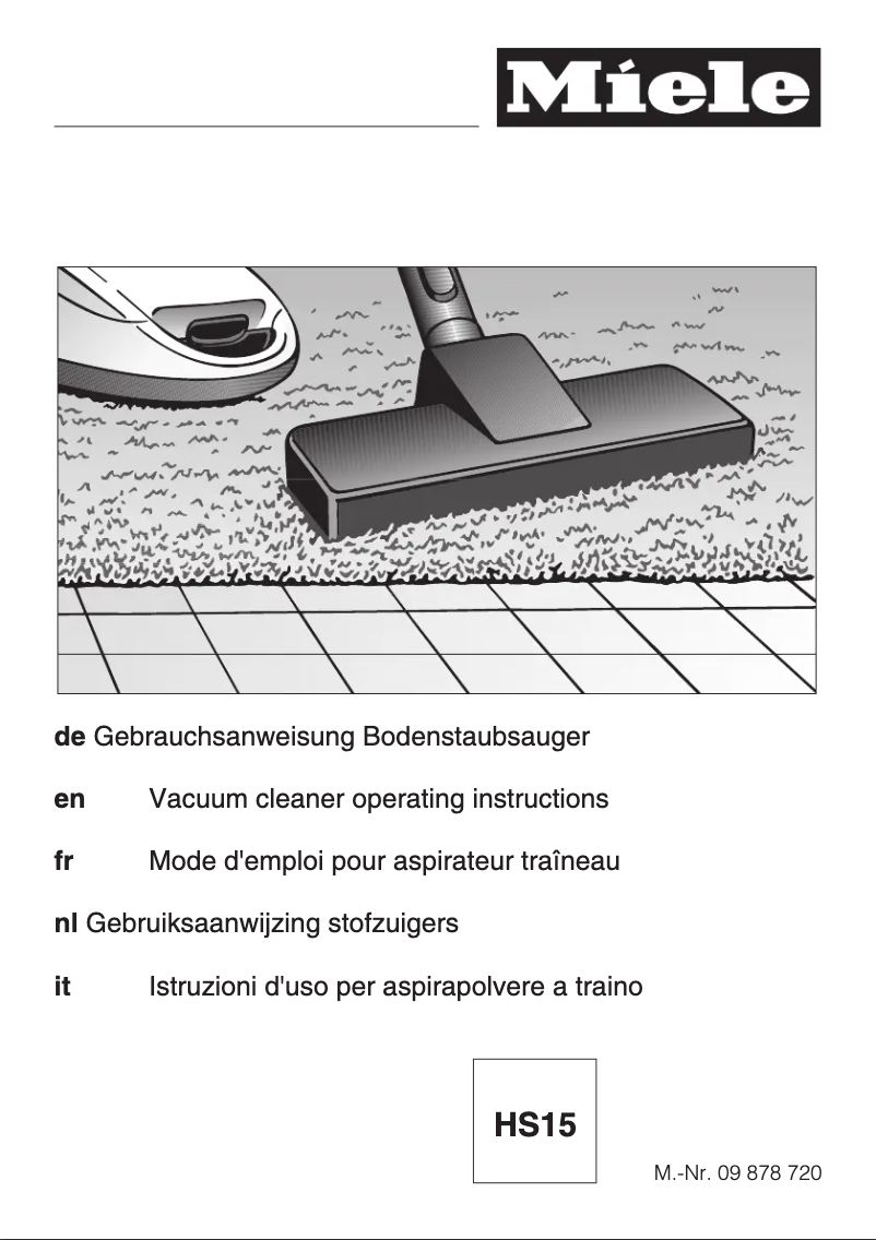 Page n°1 - Manuel utilisateur Miele Complete C3 C&D Hardfloor PowerLine