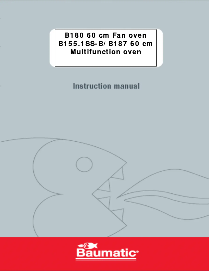 Page n°1 - Manuel utilisateur Baumatic B155