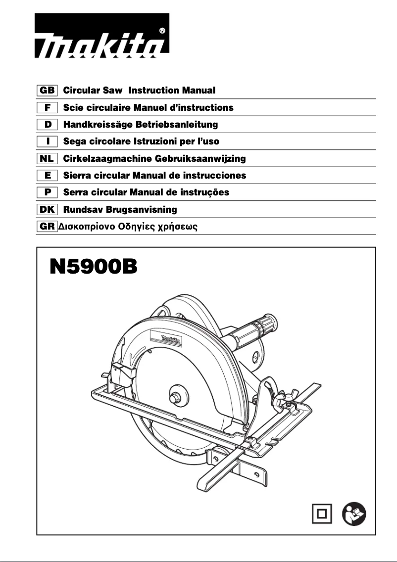 Page 1 de la notice Manuel utilisateur Makita N5900BJ