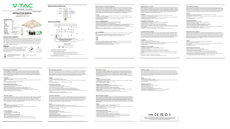 Image de la première page du manuel de l'appareil VT-7719