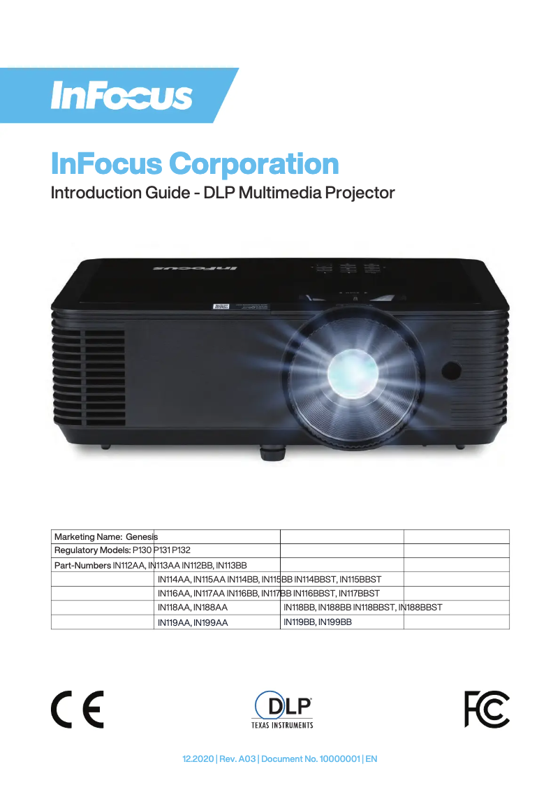 Image de la première page du manuel de l'appareil IN116BBST