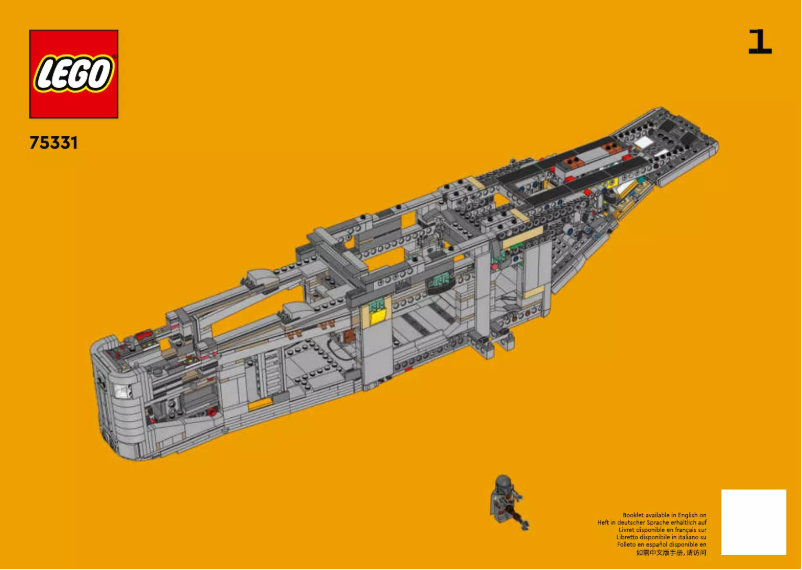 Page n°1 - Manuel utilisateur Lego Star Wars 75331