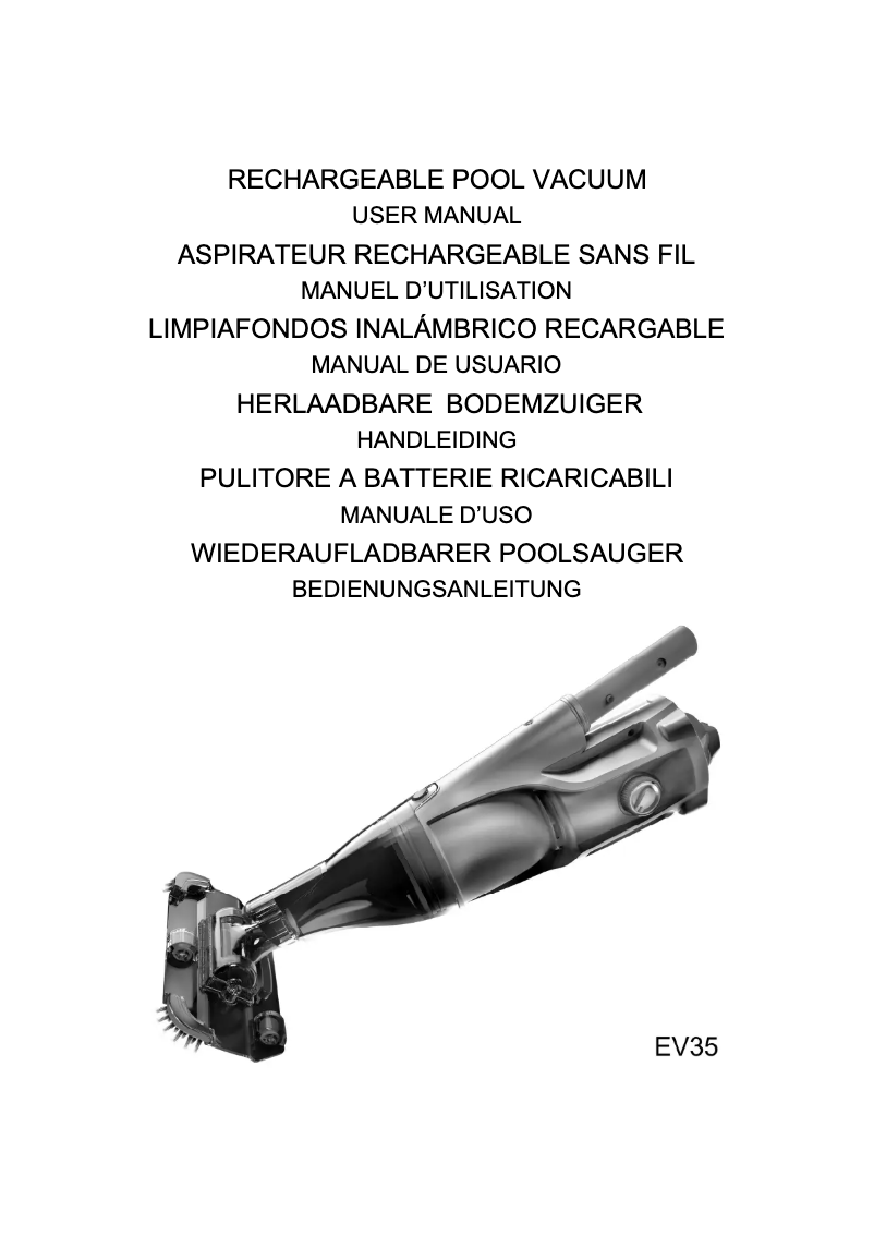 Page n°1 - Manuel utilisateur Kokido EV35
