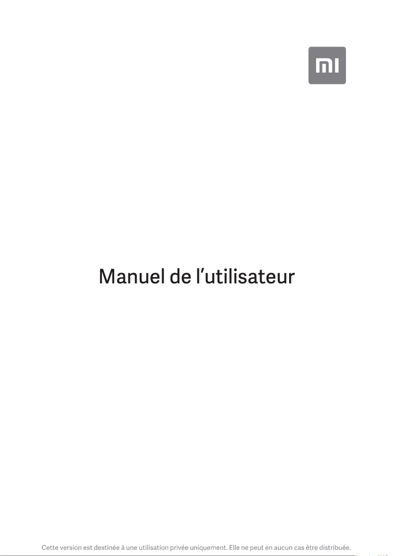 Image de la première page du manuel de l'appareil Mi 11 Lite