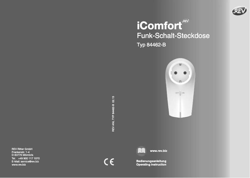 Imagen de la primera página del manual del dispositivo iComfort 84462-B