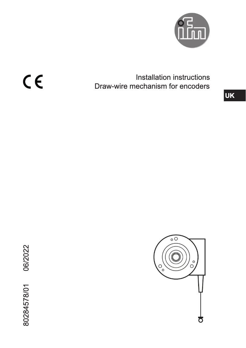 Page n°1 - Manuel utilisateur IFM E61440