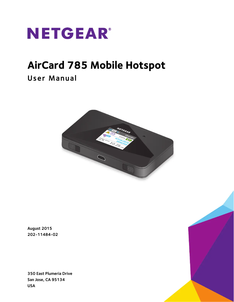 Image de la première page du manuel de l'appareil AirCard 785