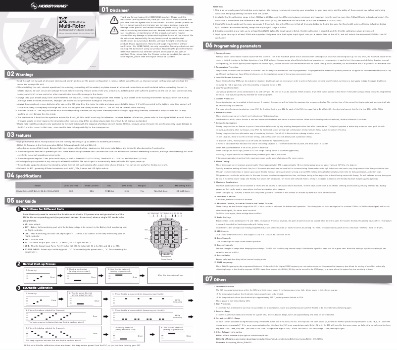 Image de la première page du manuel de l'appareil Xrotor Micro