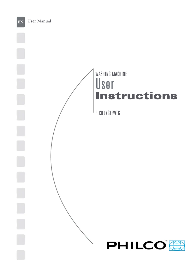 Page 1 de la notice Manuel utilisateur Philco PLCD07GFFWTG