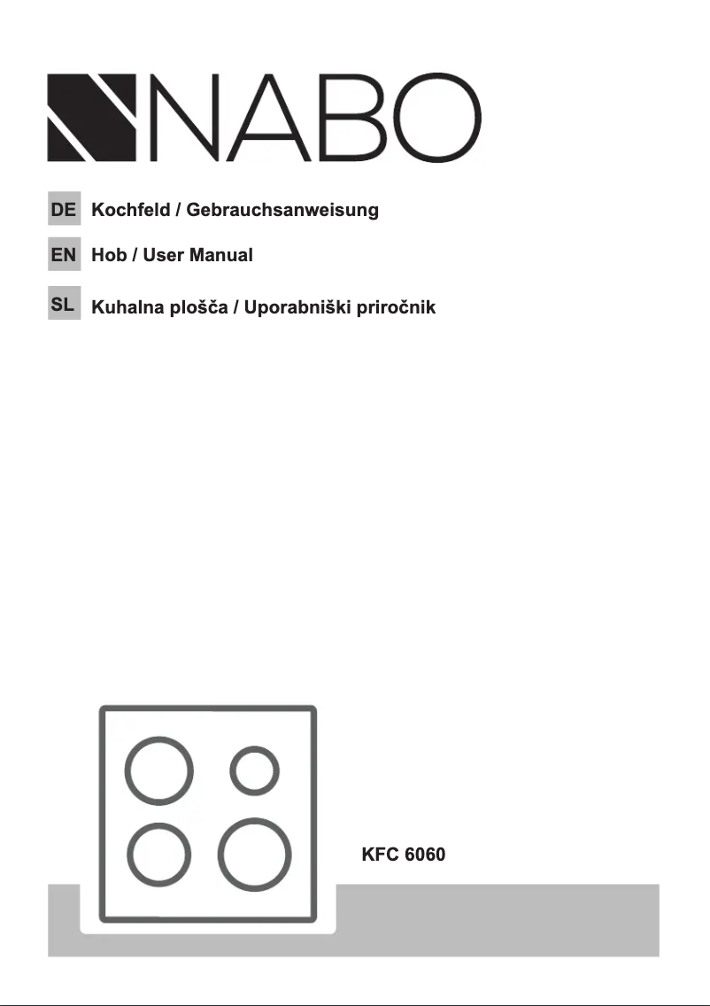 Page n°1 - Manuel utilisateur Nabo KFC 6060
