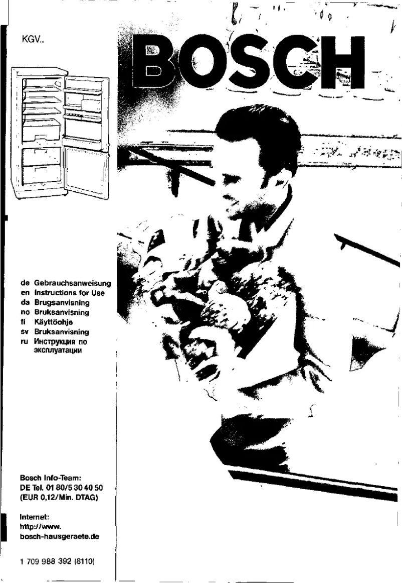 Page n°1 - Manuel utilisateur Bosch KGV26421