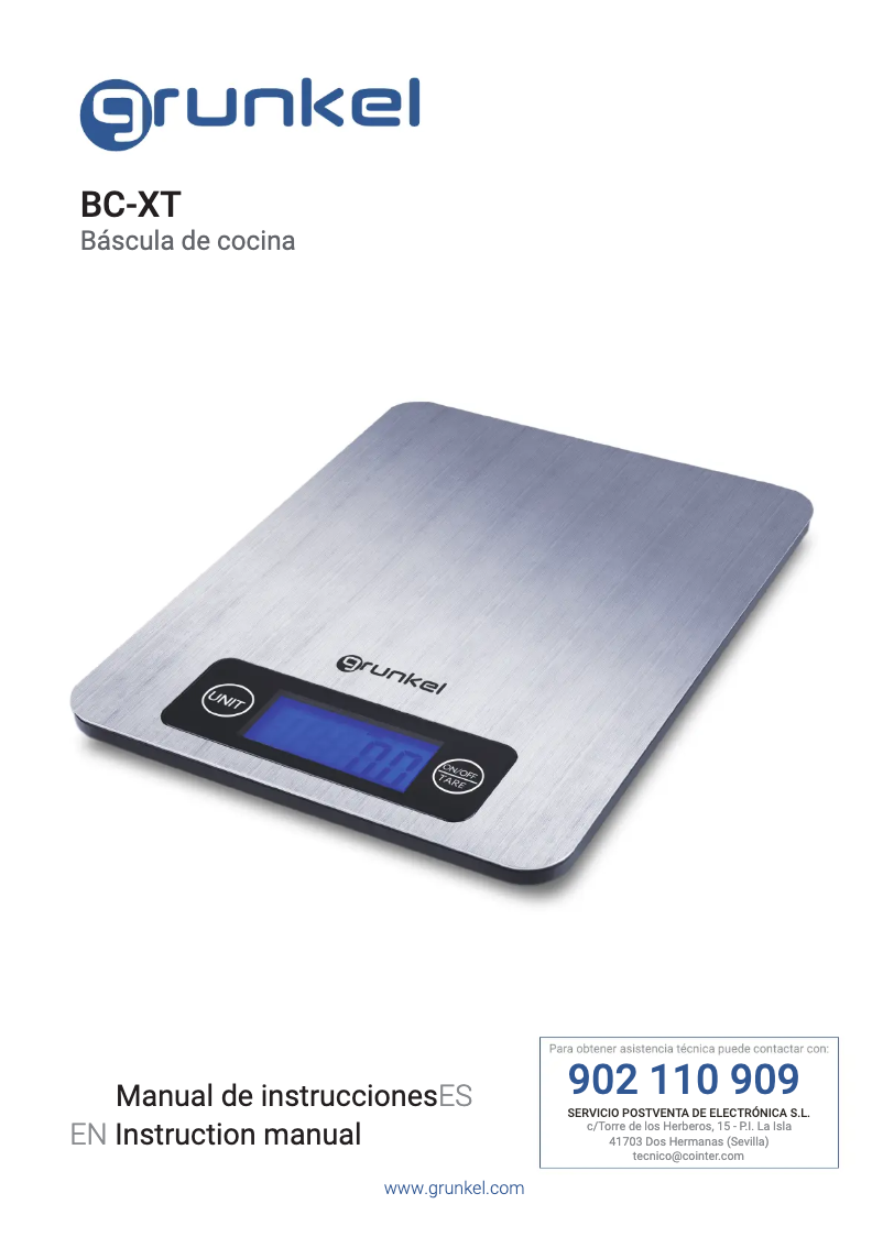 Page 1 de la notice Manuel utilisateur Grunkel BCR-G01